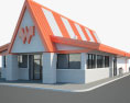 Whataburger Ресторан 01 3D модель