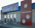 Domino's Pizza 음식점 02 3D 모델 