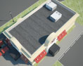 Panda Express Restaurant 02 3D-Modell