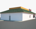 Panda Express Restaurant 03 3D-Modell