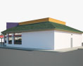 Panda Express Restaurant 03 3D-Modell