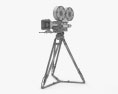 Retro Movie Camera 3d model