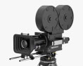 Retro Movie Camera 3d model