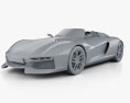 Rezvani Motors Beast 2018 3d model clay render