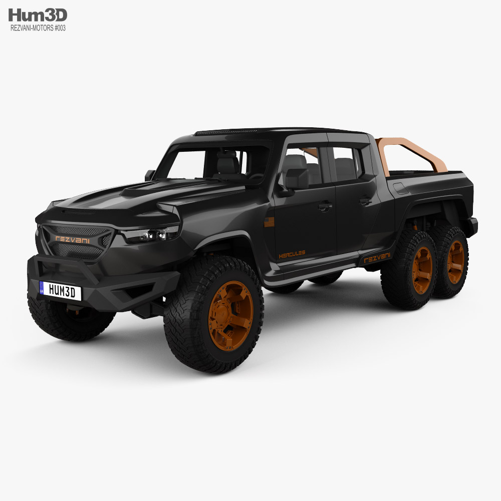 Rezvani Motors Hercules 6x6 2022 3D 모델 