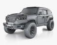 Rezvani-Motors Tank 2022 3d model wire render