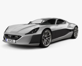 Rimac Concept One 2017 3D model