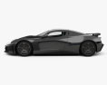 Rimac C Two 2020 3D 모델  side view