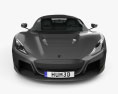 Rimac C Two 2020 3D 모델  front view