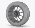 Abarth 23英寸轮辋 3D模型