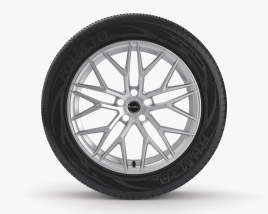 Brixton Forged CM10 Flow Form Wheel 3D model