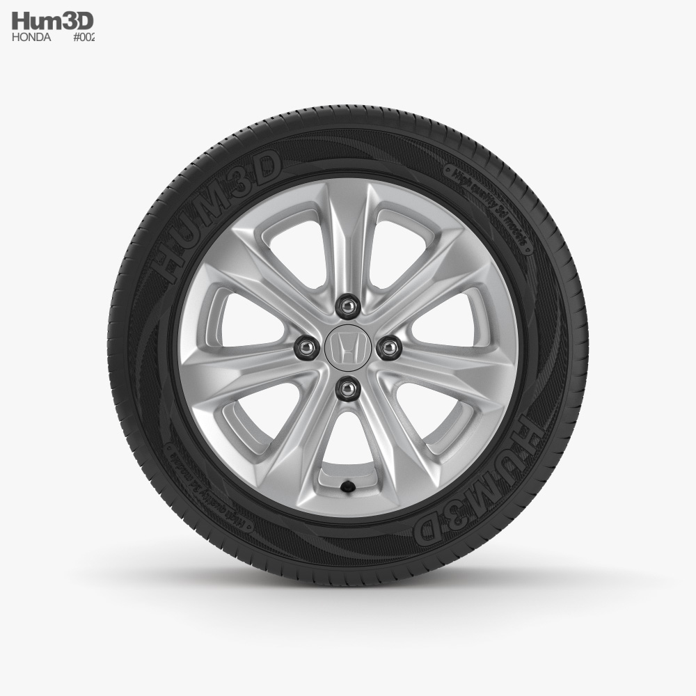 Honda 17インチリム 001 3Dモデル