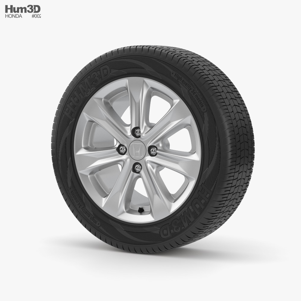 Honda 17英寸轮辋 001 3D模型
