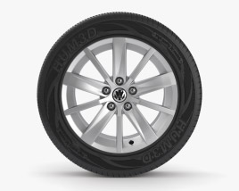 Volkswagen 19 inch rim 001 3D model