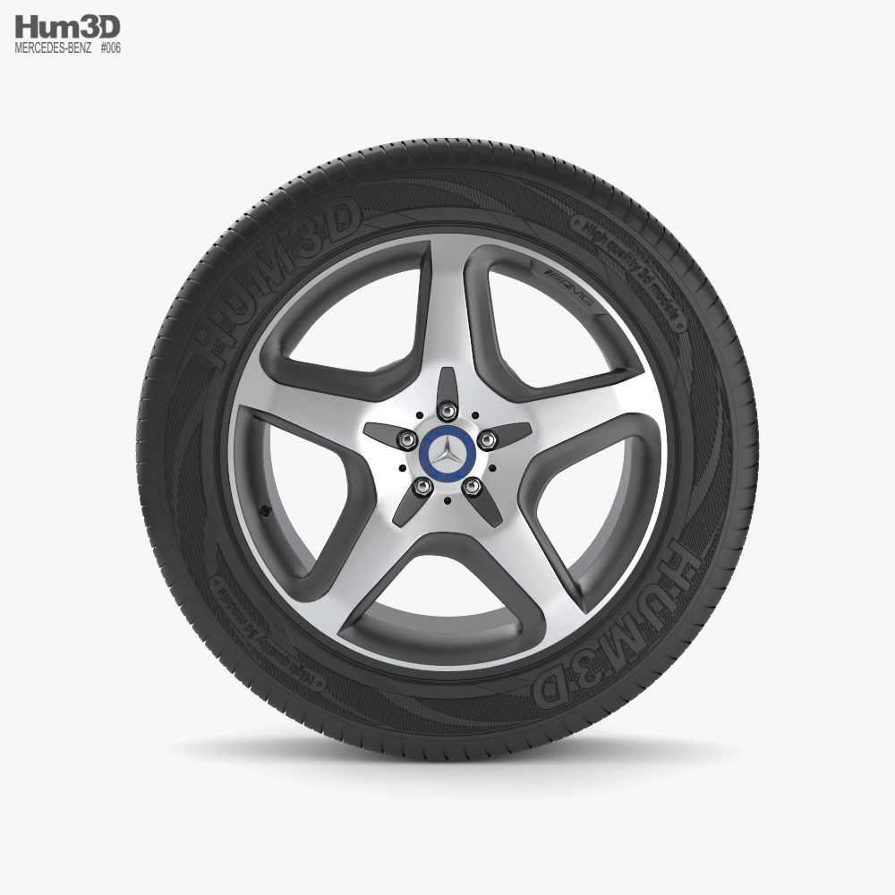 Mercedes-Benz GL级 汽车轮辋 002 3D模型