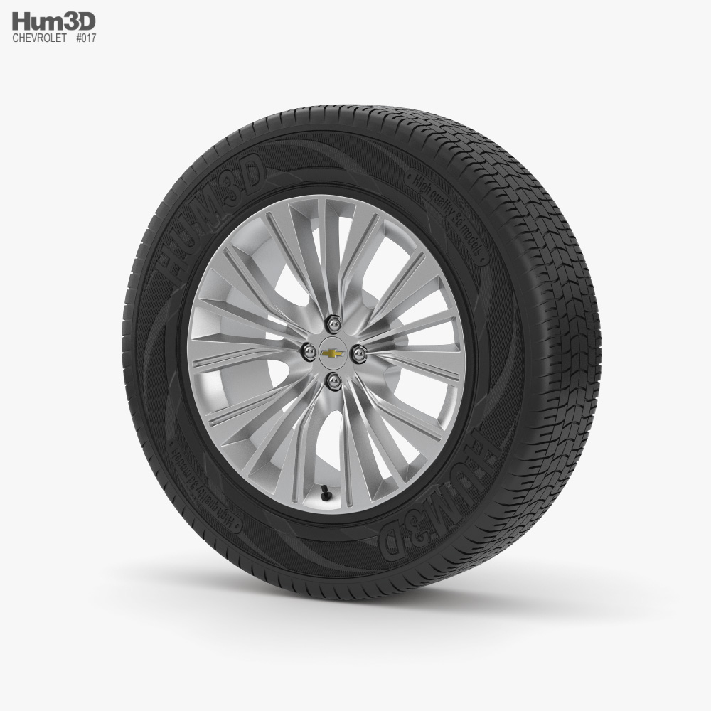 Chevrolet Wheel 02 3D 모델 