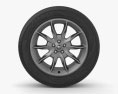 Jaguar XFR 20 inch rim Draco Dark Grey 3d model