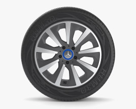 Mercedes-Benz Classe S Jante 001 Modèle 3D