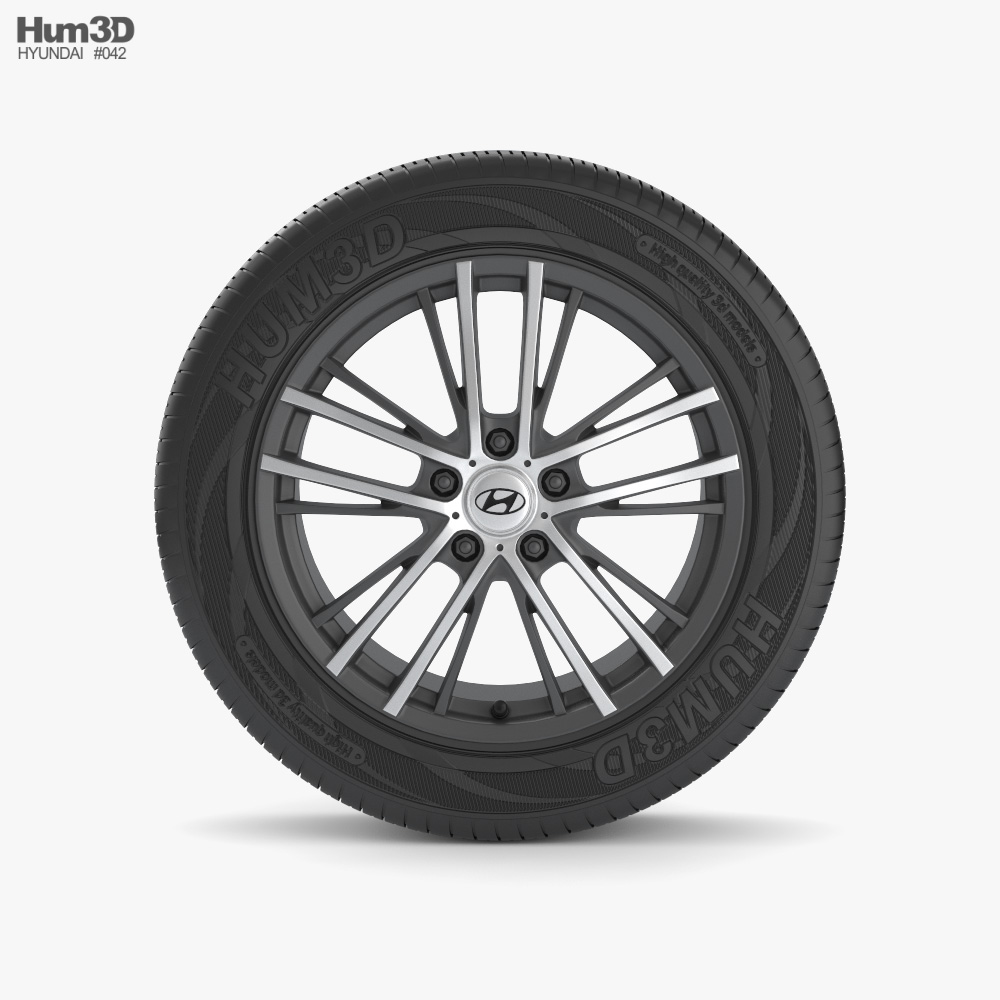 Hyundai i30 Rim 001 3D model