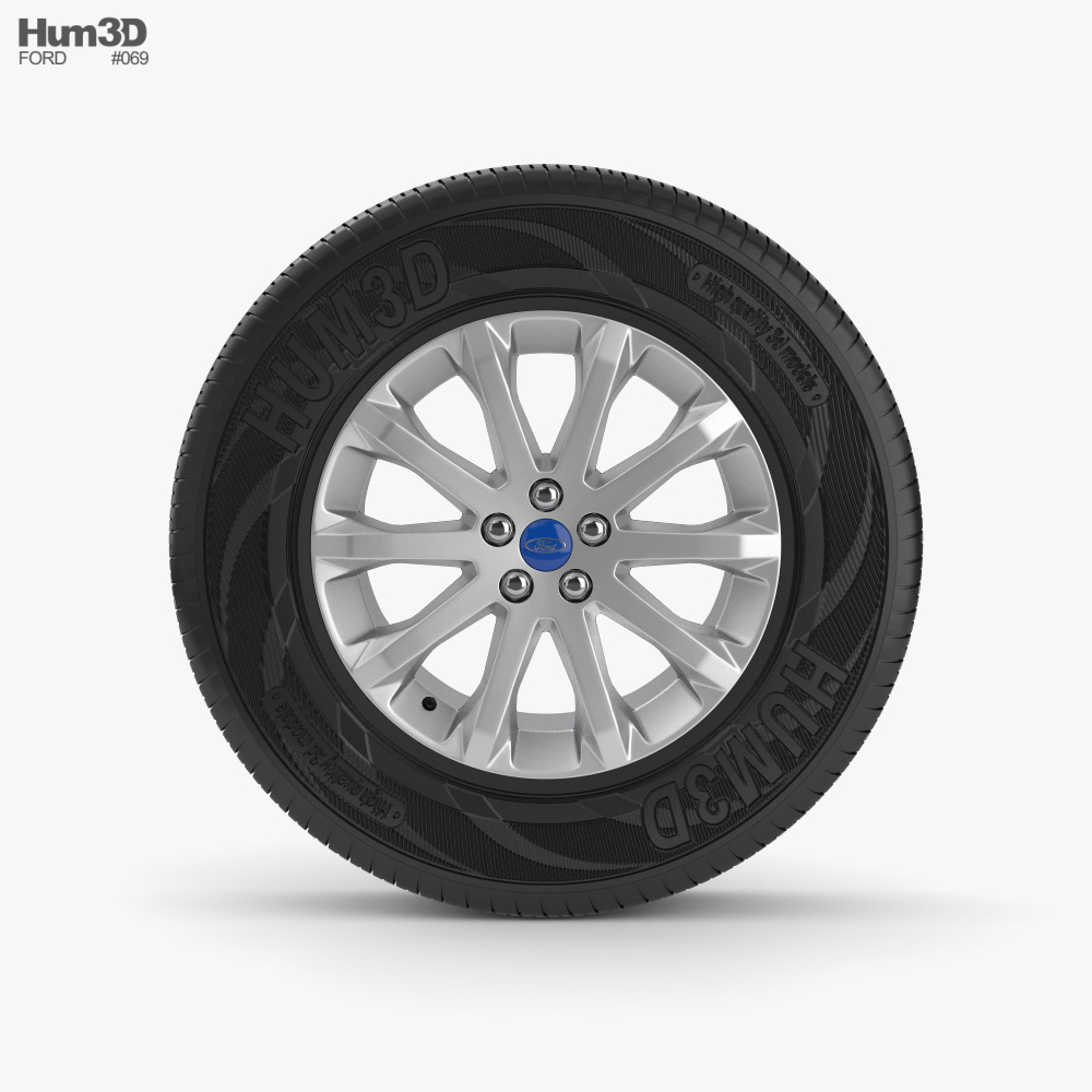 Ford 20インチリム 001 3Dモデル