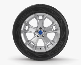 Ford 21 inch rim 001 3D model
