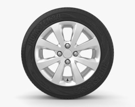 Kia Rio 15 inch rim 002 3D model