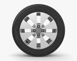 Kia Rio Jante de 16 polegadas 001 Modelo 3d