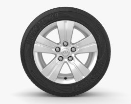 Kia Sportage Cerchio da 17 pollici 001 Modello 3D