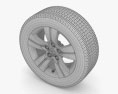 Kia Sportage 17英寸轮辋 001 3D模型