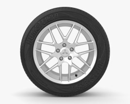 Mitsubishi Lancer Jante de 16 pouces 003 Modèle 3D