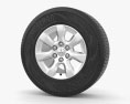 Mitsubishi Pajero 17 inch rim 001 3d model