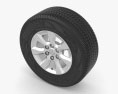 Mitsubishi Pajero 17 inch rim 001 3d model