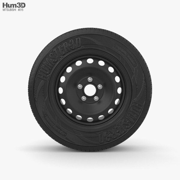 Mitsubishi Outlander XL 16 inch rim 001 3d model