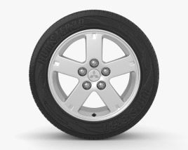 Mitsubishi Outlander XL 16インチリム 002 3Dモデル