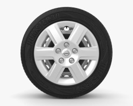 Nissan Qashqai 휠 16인치 001 3D 모델 