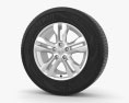 Nissan X-Trail 17 inch rim 001 3d model