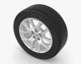 Nissan X-Trail 18 inch rim 001 3d model