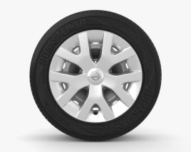 Nissan Juke 16 inch rim 001 3D model
