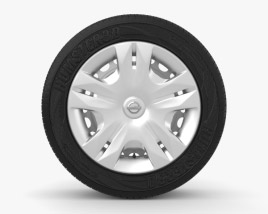 Nissan Tiida Classic Llanta de 15 pulgadas 001 Modelo 3D