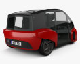 Rinspeed Oasis 2020 Modello 3D vista posteriore