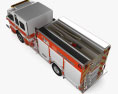 Rosenbauer TP3 Pumper Fire Truck 2022 3d model top view