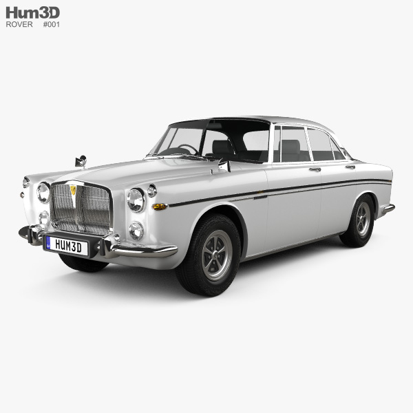 Rover P5B coupe 1973 3D model