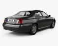 Rover 75 2005 3d model back view