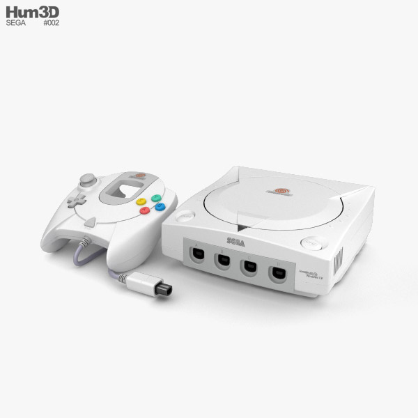 SEGA Dreamcast 3D 모델 