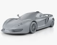 SIN CAR R1 2019 Modello 3D clay render