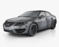 Saab 9-5 2010 Modelo 3D wire render