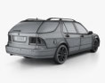 Saab 9-5 Aero wagon 2010 3D模型