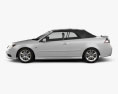 Saab 9-3 convertible 2013 3d model side view