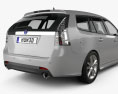 Saab 9-3 Sport Combi 2013 3D-Modell