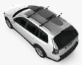 Saab 9-3 X 2013 3d model top view